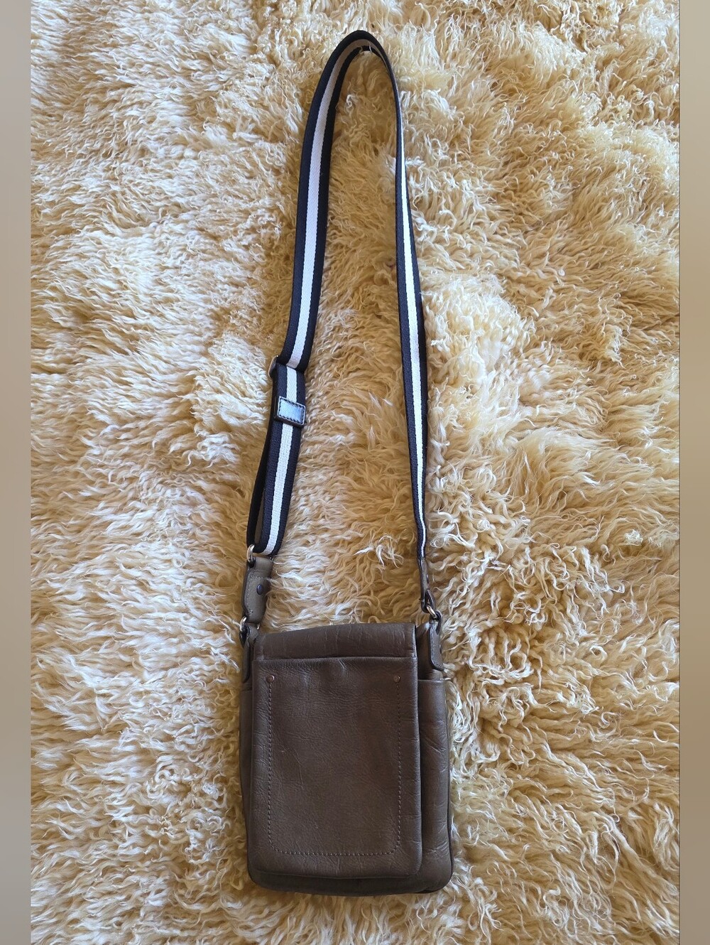 Bally Brown Leather Crossbody Bag
